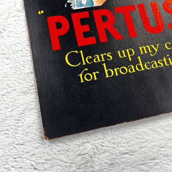 1930s Pertussin Cough Syrup Advertising Sign 17" Kate Smith Radio Vintage - Picture 8 of 10